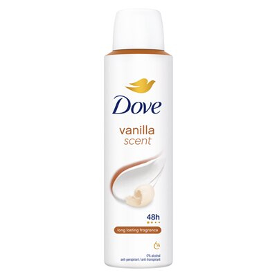 Deodorante si antiperspirante - Deodorant Dove, Vanilla Scent, 150 ml-VivoMarket.ro