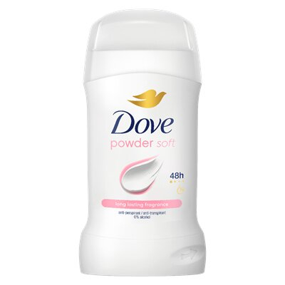 Deodorante si antiperspirante - Deodorant Stick, Dove, Powder Soft, 50 ml-VivoMarket.ro