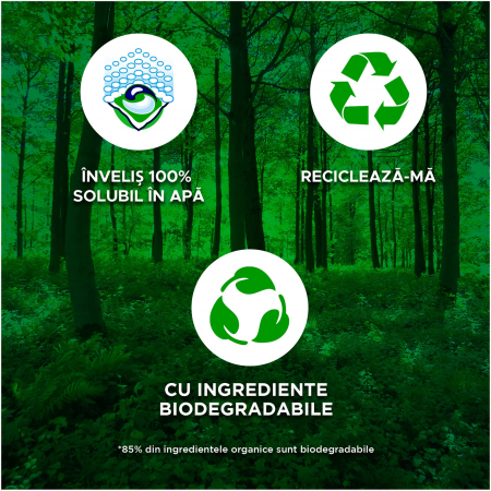 Ariel detergent de rufe capsule, All in 1 Pods Touch of Lenor Color, 37 bucati [7]