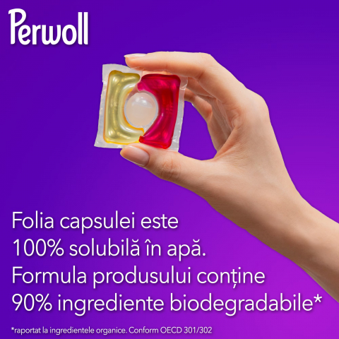 Detergent de rufe capsule Perwoll Renew & Care, Color, 46 spalari [5]