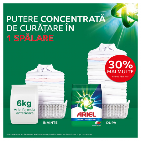Detergent de rufe pudra Ariel Mountain Spring, 3 kg, 40 spalari [4]