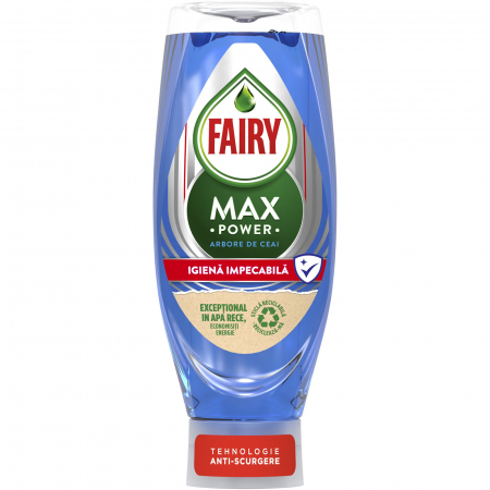 Detergent de vase Fairy Max Power Arbore de ceai, 650 ml [0]