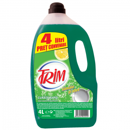 Produse Horeca - Detergent de vase Trim Lamaie si Otet, 4 L