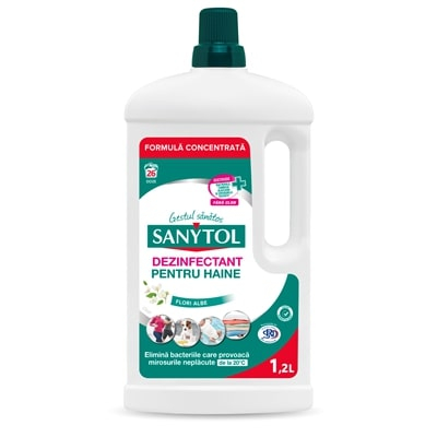 Curatenie & Intretinere - Dezinfectant pentru haine Sanytol, 26 spalari, 1.2 L-Vivomarket.ro