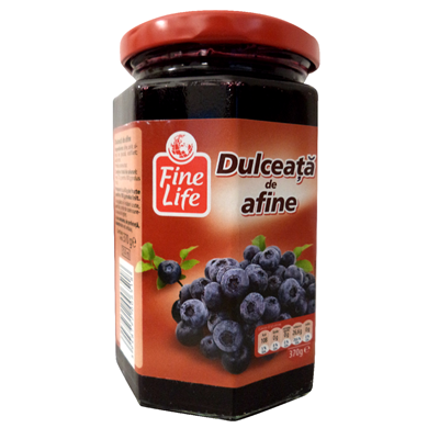Dulceata, Miere & Crema tartinabila - Dulceata Afine, 370 g, Fine Life