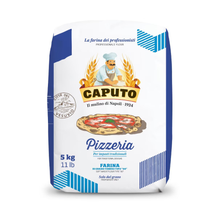 Alimente de baza - Faina Caputo Pizzeria Blu Tip 00, pentru pizza italiana, 5 kg