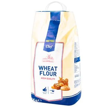 Alimente de baza - Faina Alba Tip 550, 5 Kg, Metro Chef