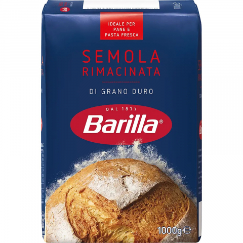 Produse Horeca - Faina de grau dur semola remacinata Barilla, 1 kg-Vivomarket.ro