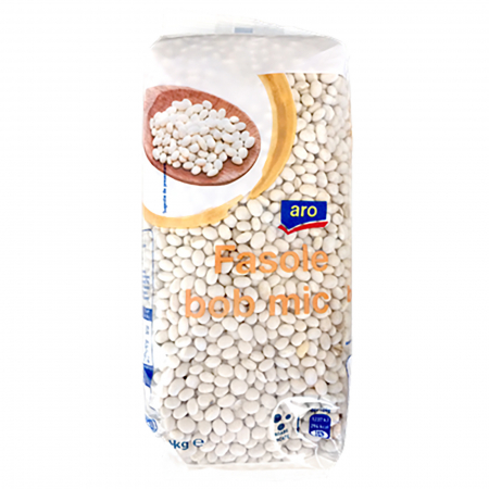 Alimente de baza - Fasole alba cu bob mic, Aro, 1 kg