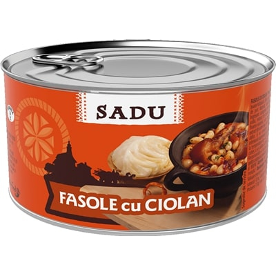 Bacanie - Fasole cu ciolan, Sadu, 400 g-VivoMarket.ro