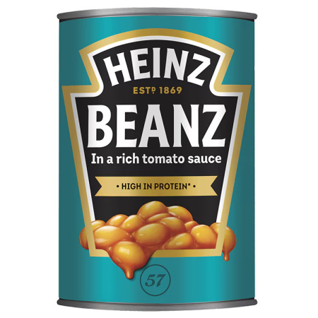 Bacanie - Fasole Heinz in sos tomat, conserva gata preparata, 415 g
