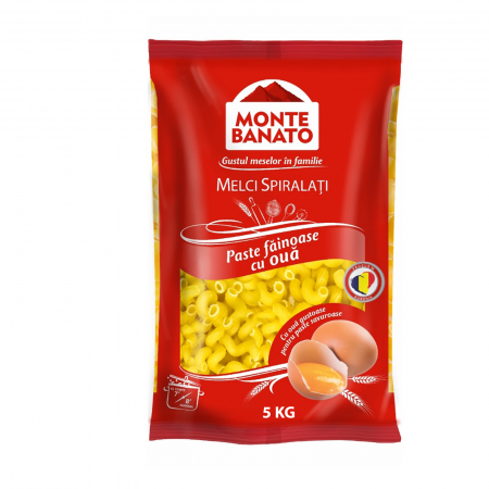Bacanie - Paste Melci Spirala, Monte Banato, 5 Kg