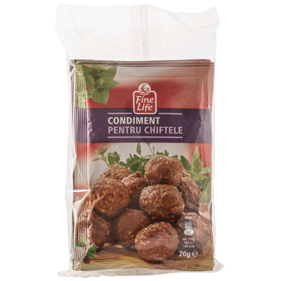 Condimente & Mixuri - Fine Life Condimente pentru Chiftele, 5 x 20 g, Fine Life