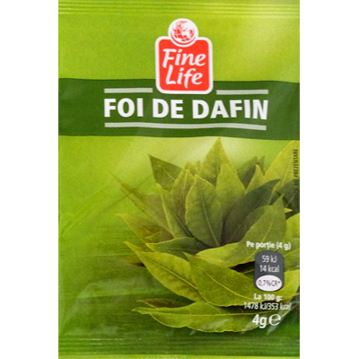 Produse Horeca - Foi de Dafin, 5 plicuri x 4 g, Fine Life