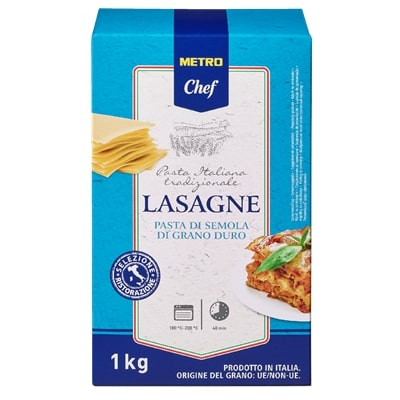 Bacanie - Foi Lasagna, 170 x 120, Metro Chef, 1 kg-Vivomarket.ro