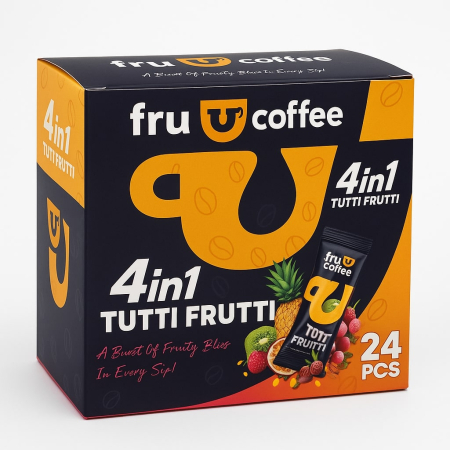 Noutati! - Cafea instant Tutti Frutti, 4 in 1, FruCoffee-Vivomarket.ro