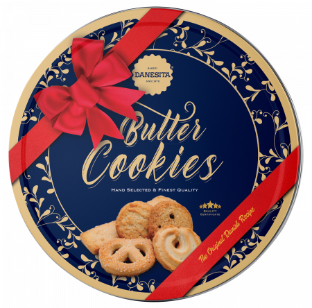 Fursecuri daneze cu unt, in cutie metalica, Danesita, 454 g [0]