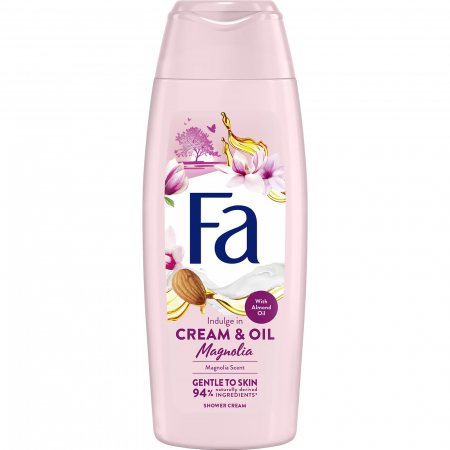 Ingrijire personala & Cosmetice - Gel de dus Fa Cream&Oil cu parfum de magnolie, 400 ml