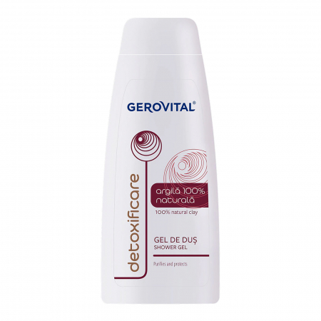 Geluri de dus - Gel de dus Gerovital cu Argila 100% Naturala, 400 ml