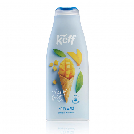 Geluri de dus - Gel de Dus KEFF cu Parfum de Sorbet de Mango, 500 ml
