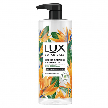 Gel de dus LUX BOTANICALS cu Pasarea Paradisului si Ulei de Macese, 500ml [0]
