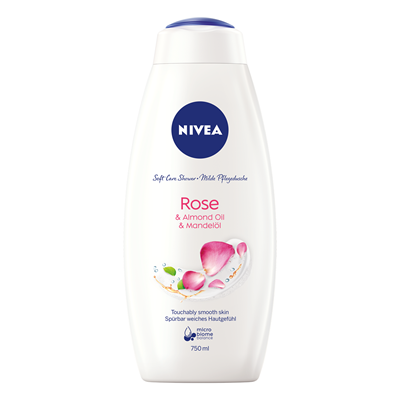 Geluri de dus - Gel de Dus Trandafir si Ulei Migdale, 750 ml, Nivea