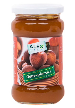 Dulceata, Miere & Crema tartinabila - Gem Piersic,i 375 g, Alex Star