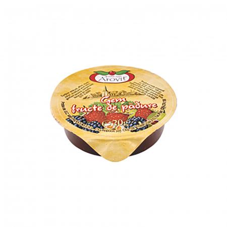 Dulceata, Miere & Crema tartinabila - Gem Fructe Padure 40 x 20 g, Arovit