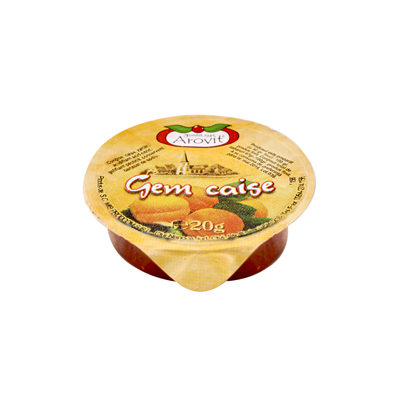 Gem, miere si alte creme tartinabile - Gem de Caise, 40 x 20 g, Arovit