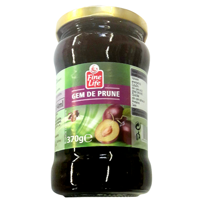 Dulceata, Miere & Crema tartinabila - Gem Prune, 370 g, Fine Life