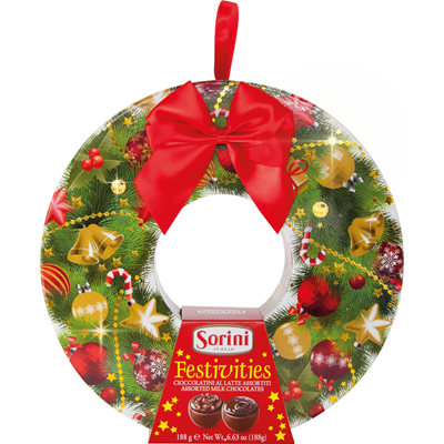 Bacanie - Ghirlanda de Craciun cu dulciuri, 188 g, Sorini