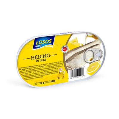 Conserve - Hering in Ulei de Rapita, Losos, 170 g