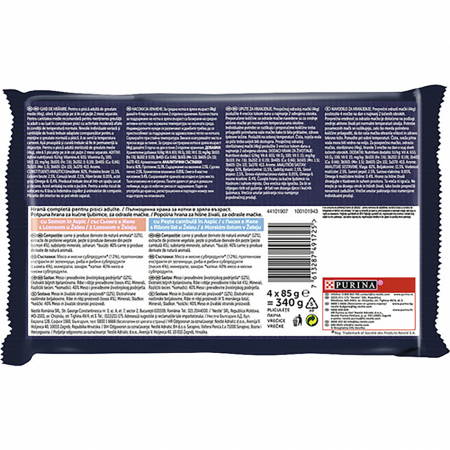 Hrana umeda Felix Fantastic, Multipack, Somon in Aspic, 4x85 g [1]