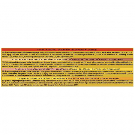 Hrana umeda pentru pisici Gourmet Gold, Mousse Vita, Curcan si Rata, Somon si Pui, Pui si Ficat, 4 x 85 g [9]