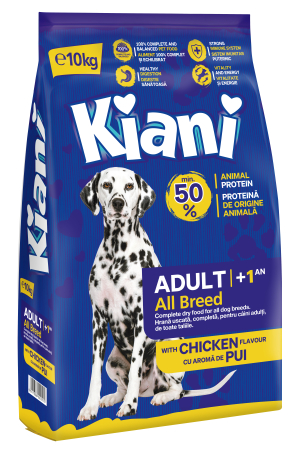 Hrana pentru caini - Hrana Uscata cu Aroma de Pui Talie M/L, 10 Kg, Kiani