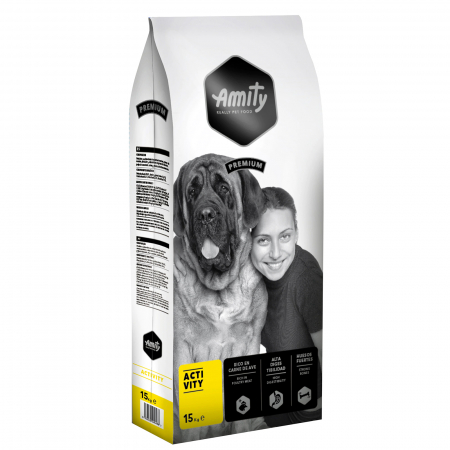 Petshop - Hrana uscata pentru caini Amity Premium Activity, 15 kg