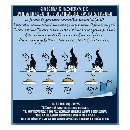 Hrana uscata pentru pisici Felix Crunchy & Soft, Somon, Ton si Legume, 950 g [3]