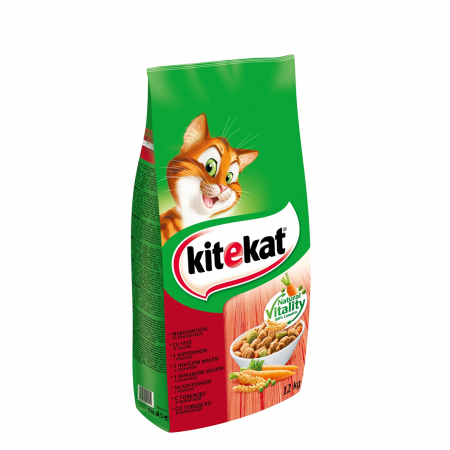 Hrana uscata pentru pisici Kitekat, Vita & Legume, 12Kg [0]