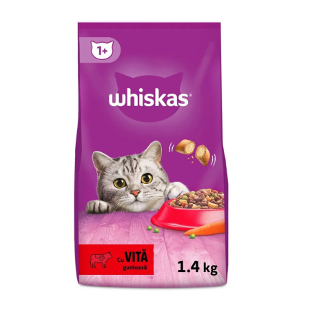 Hrana pentru pisici - Hrana uscata pentru pisici Whiskas, Vita, 1.4Kg