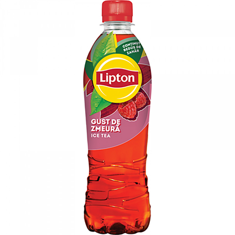 Bauturi necarbogazoase - Ice Tea Zmeura , 12 x 0.5 L, Lipton