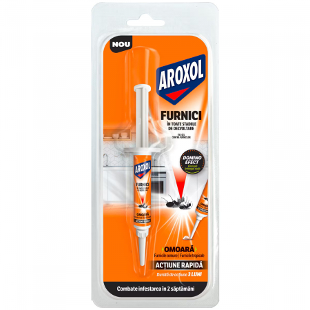 Curatenie & Intretinere - Insecticid gel impotriva furnicilor Aroxol, seringa, 7g