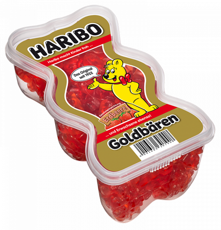 Jeleuri Haribo Golbaren cu aroma de Capsuni, in forma de ursulet, 450 g [0]