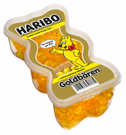Jeleuri Haribo Golbaren cu aroma de Lamaie, in forma de ursulet, 450 g [0]