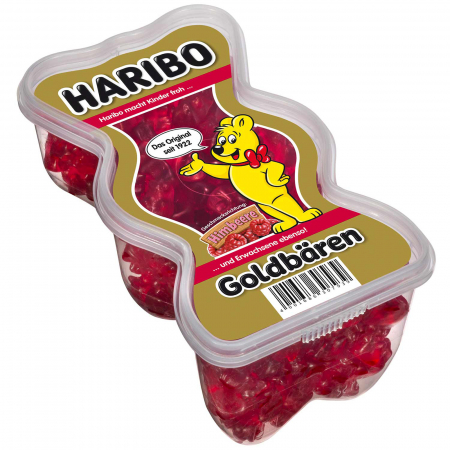 Jeleuri Haribo Golbaren cu aroma de Zmeura, in forma de ursulet, 450 g [0]
