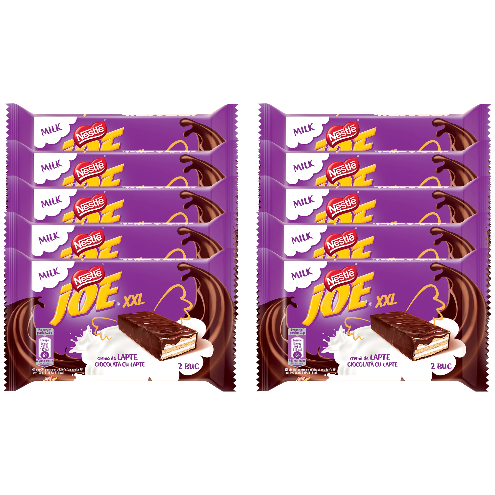 Bacanie - JOE Xxl Napolitana, bax 10 buc x 46 g