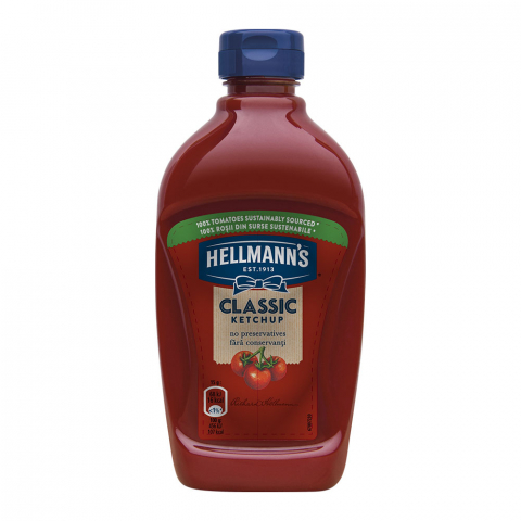 Ketchup & Sosuri - Ketchup Clasic Hellmann's, 485 g-Vivomarket.ro