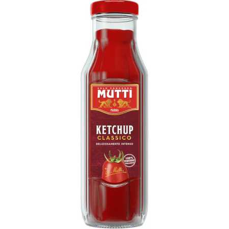 Ketchup & Sosuri - Ketchup Mutti 100% rosii italiene, clasic, pentru burgeri si cartofi, 300 g