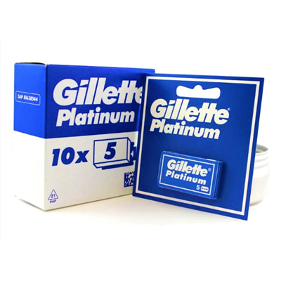 Ingrijire personala & Cosmetice - Lame de Ras 10 x 5 bucati, Gillette Platinum