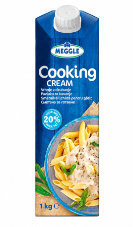 Alimente de baza - Smantana pentru Gatit Meggle, 20% Grasime, 1 L-Vivomarket.ro