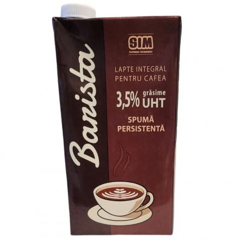Alimente de baza - Lapte Barista, UHT, 3.8%, SIM-Vivomarket.ro